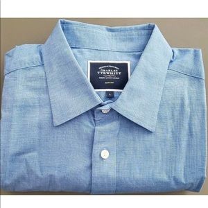 CHARLES TYRWHITT  Slim Fit Shirt Cotton/Linen